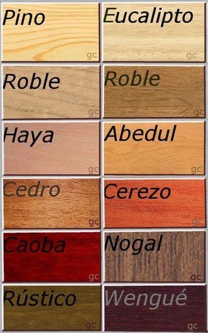 Tonos De Madera Mueblesdemadera Clases De Madera Tonos De Madera