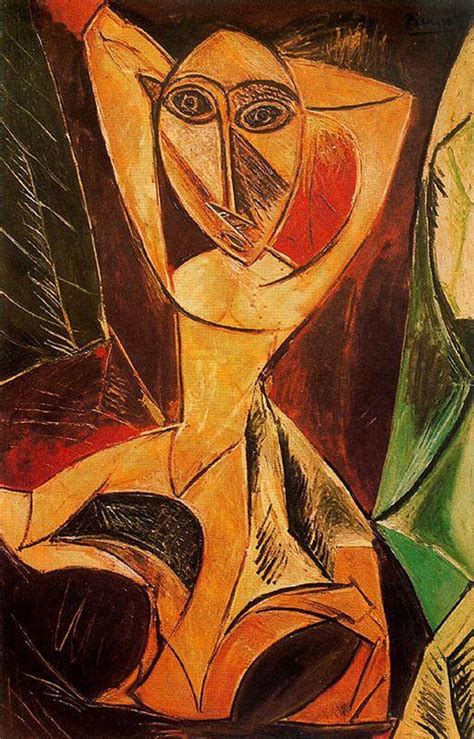 Nude With Raised Arms The Avignon Dancer Pablo Picasso