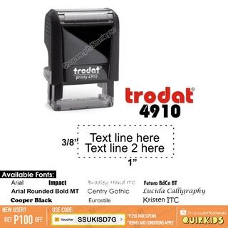 Customized Trodat Self Inking Stamp