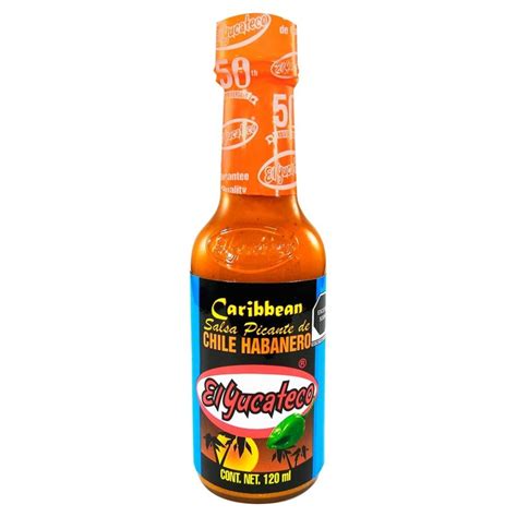 Salsa Picante El Yucateco Caribbean Chile Habanero 120 Ml Walmart