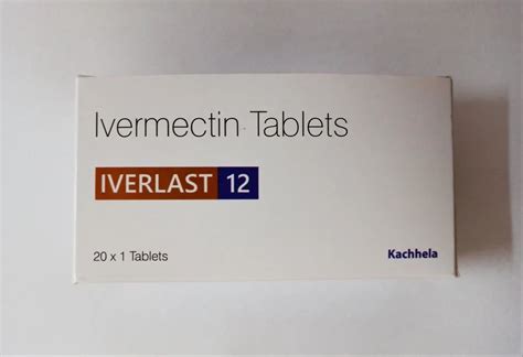 Ivermectin Iverlast 12 Mg Tablets At Rs 150 Strip Of 10 Tablets