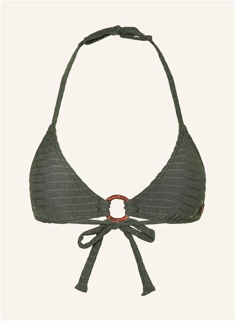 BANANA MOON Triangel Bikini Top GROOVE DINEW In Khaki