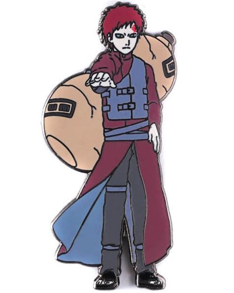 Buy Merchandise Naruto Shippuden Gaara Enamel Pin