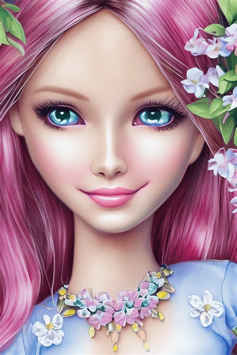 Amazing Detailed Extremely Beautiful Looks Like A Barbie Teenager Pale