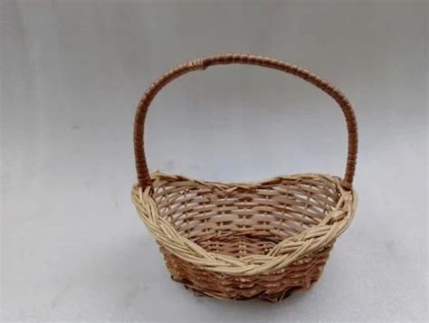 Weaving Brown Wooden Gift Basket At Rs 130 Piece In Ghaziabad ID