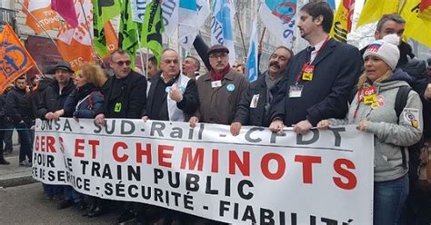 Forte Mobilisation De L UNSA Ferroviaire Le 22 Mars Avec Le Soutien De