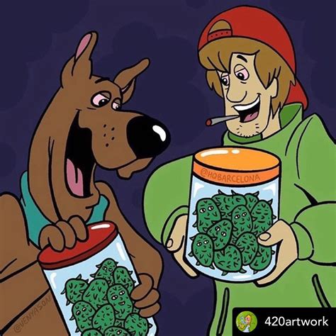 Scooby And Shaggy Smoking Weed