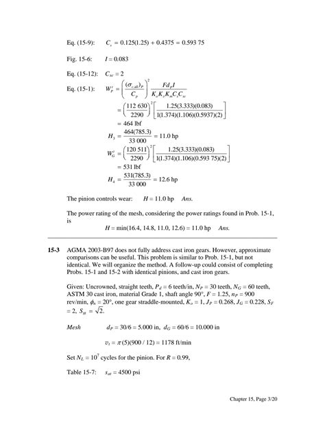 Solution Chapter Solutions Shigley S Mechanical Engineering Design