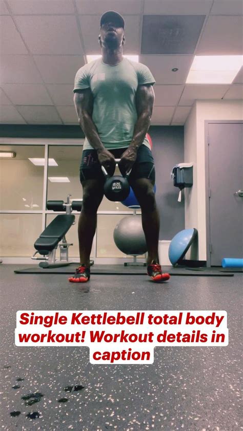 Single Kettlebell Total Body Workout Workout Details In Caption