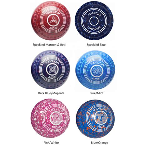 Taylor Ace Xtreme Grip Coloured Bowls | UK Bowls Shop | Shotbowl