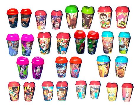 Vaso Pitillo Infantil Coco X12 Unidades Cuotas sin interés