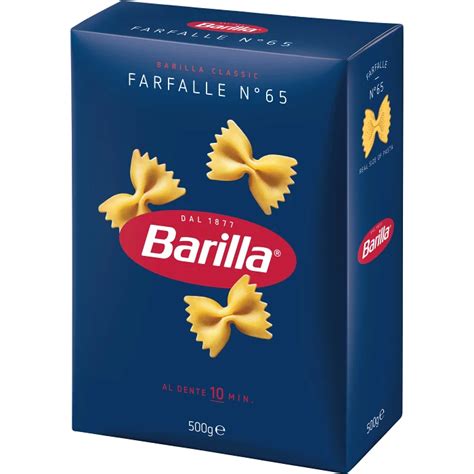 Pasta Farfalle 500g Barilla Handla mat online från din lokala ICA butik