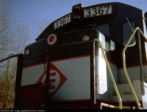 Erie Lackawanna Ge U34ch At Waldwick New Jersey