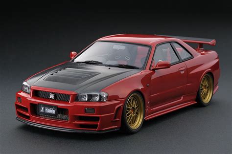 Nissan Skyline R Rouge Miniature Voiture Miniature