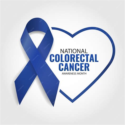 Premium Vector National Colorectal Cancer Awareness Month Banner