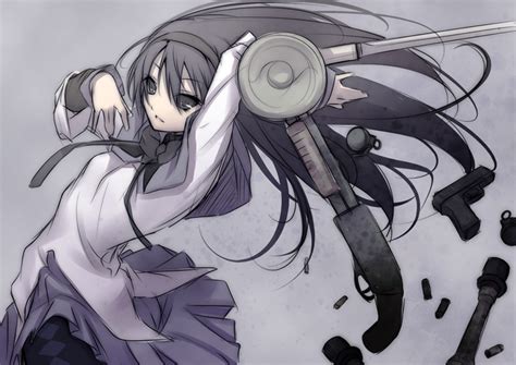 The Big Imageboard Tbib 1girl Akemi Homura Akemi Homura Magical