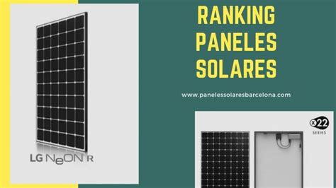 Los Mejores Paneles Solares del mercado Ranking 2021 Análisis 2024