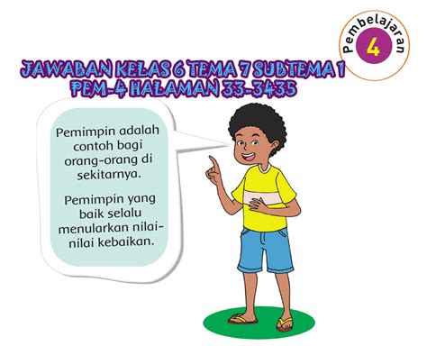 Kunci Jawaban Tema 7 Kelas 6 Halaman 35 Id
