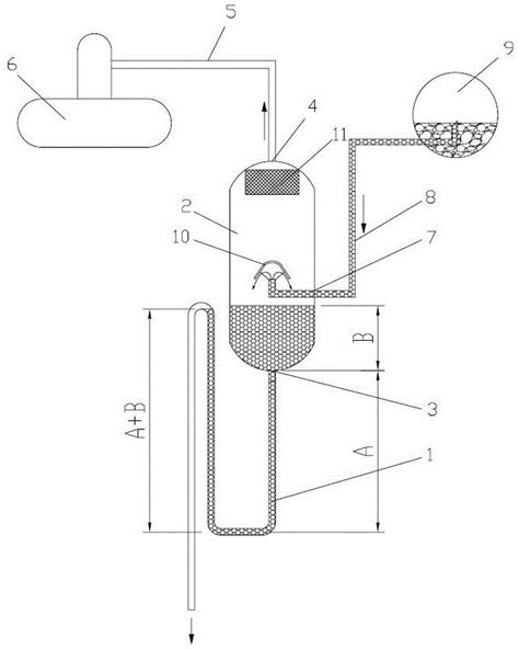 连续排污扩容器排水装置的制作方法