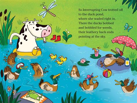 Interrupting Cow Book by Jane Yolen Joëlle Dreidemy Official