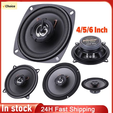 Altavoz Coaxial HiFi Para Coche Subwoofer Est Reo De M Sica De 4 5 6