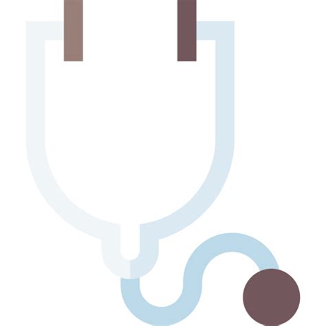 Stethoscope Basic Straight Flat Icon