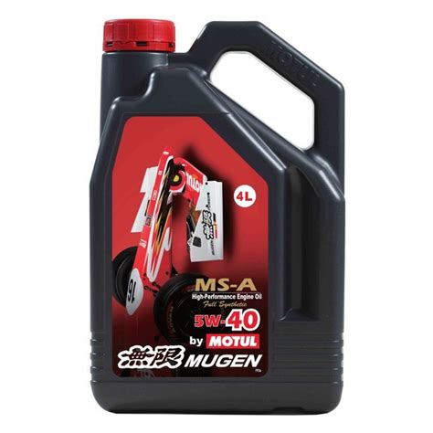 Mugen By Motul Ms A W Synthetic Oil Autosphere