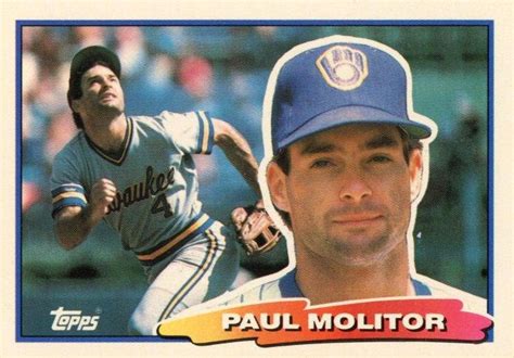 1988 Topps Big 1 Paul Molitor Trading Card Database