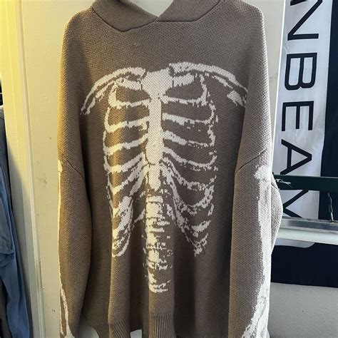 Teamsesh Team Sesh Skeleton Knit Sweatshirt Has Depop