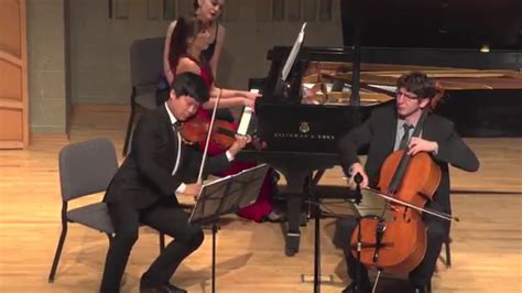 MCP Performs Brahms Piano Trio In B Major Op 8 First Movement YouTube