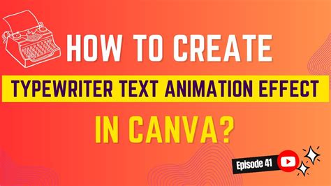 How To Create Typewriter Text Animation Effect In Canva Canva Howto