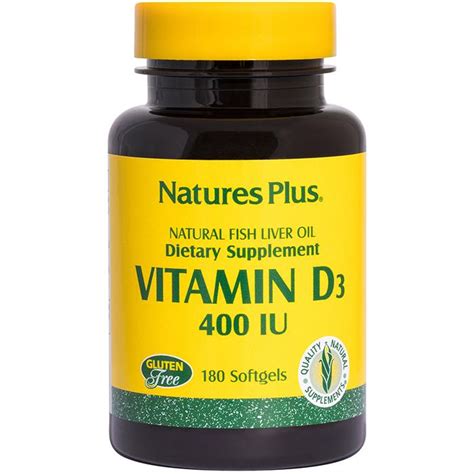 Nature S Plus Vitamin D Iu Softgels