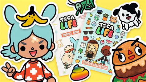 Toca Life Handmade Sticker Book Diy Toca Boca Stickers Toca 59 Off