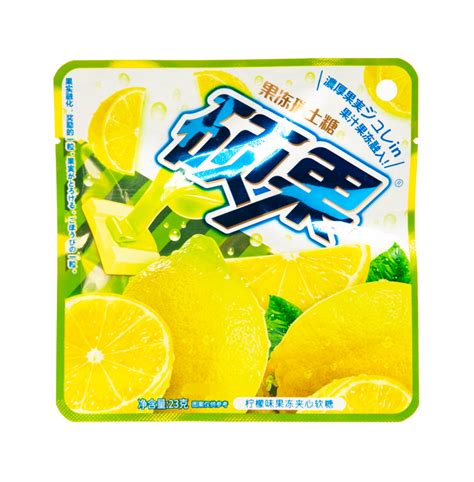 Жевательная конфета с помадкой JUICY JELLY Китай, 23г. - Лимон - Панда ...