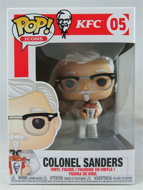 Icons Funko Pop Colonel Sanders Kfc No 05 Free Protector