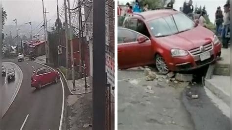 Video Automovilista Pierde El Control Y Atropella A Tres Personas En