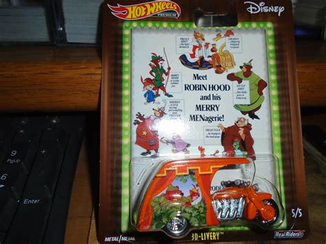 Hw Hot Wheels Walt Disney Robin Hood D Livery Motorcycle