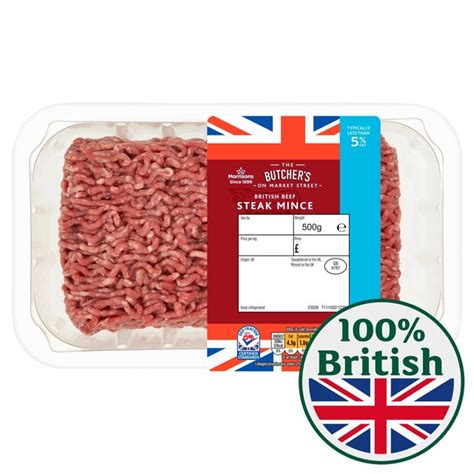 Morrisons British Beef Lean Mince 5 Fat 500g Hellosupermarket