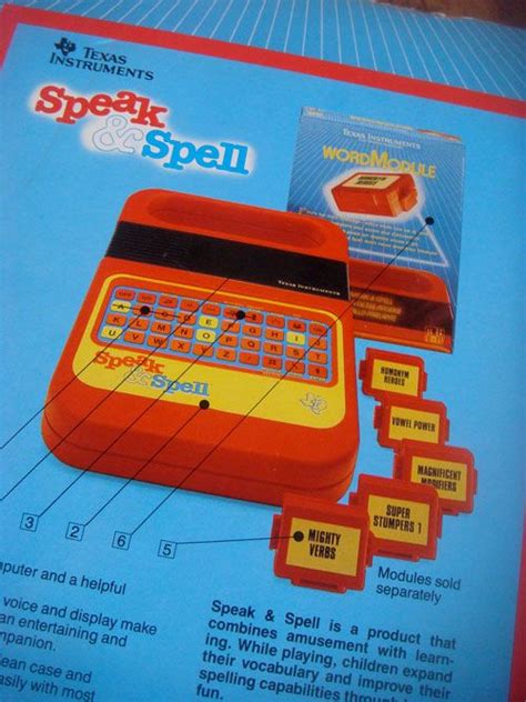 Speak And Spell The Toy That Talked Back Four Decades Ago The Speak And Spell Came About And The