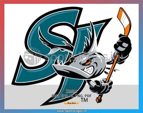 San Jose Barracuda Hockey Sports Vector Svg Logo In Formats