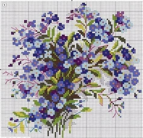 Pin By Reyhan Cinemre On Desenler Cross Stitch Flowers Cross Stitch