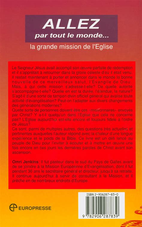 Allez par tout le monde... – La grande mission de l’église – Excelsis
