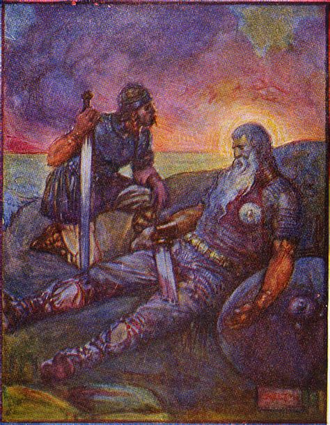 Wiglaf & Beowulf (Illustration) - World History Encyclopedia