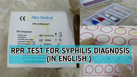 How To Perform RPR Test In Lab For Syphilis Diagnosis RPR Vs VDRL Step