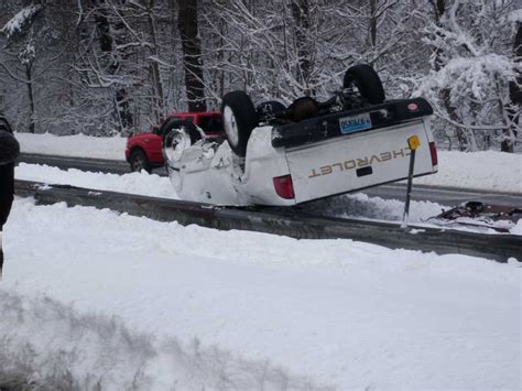 Driver Escapes Injuries In Westport Rollover