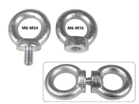 Ringschraube Ringmutter M6 M24 Ring Schraube Augbolzen Öse Ringbolzen