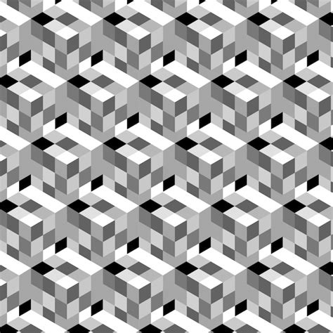 Premium Vector Abstract Cube Geometric Pattern