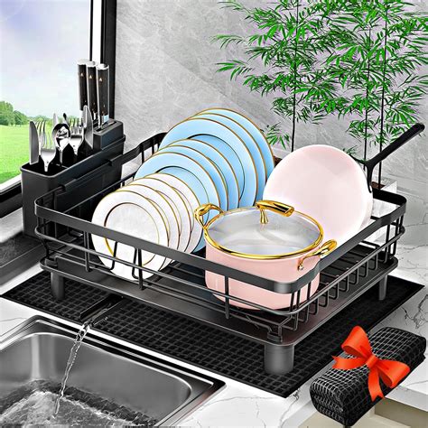 Amazon Bobela Dish Drying Rack Dish Racks For Kitchen Counter