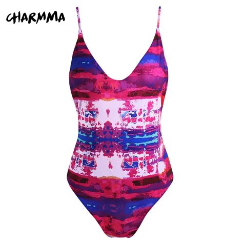 Charmma One Piece Swimsuit 2017 Sexy Swimwear Women Bathing Suit Swim