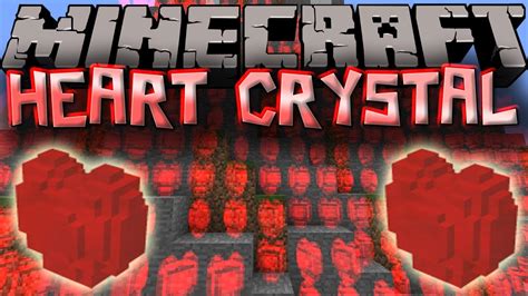 Minecraft Mods Heart Crystals Mod Increase Your Max Health Youtube